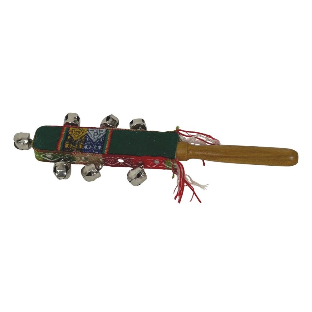 Peruvian Hand Bell Shaker Jingle Bell Instrument